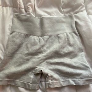 seamless white camo gym shorts shein s